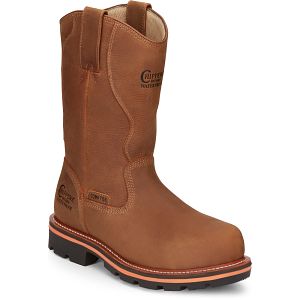 Thunderstruck 11" Waterproof Nano Comp Toe in blonde (tan).