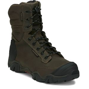 Cross Terrain 8" Waterproof Insulated Nano Comp Toe Hiker in graphite (gray)
