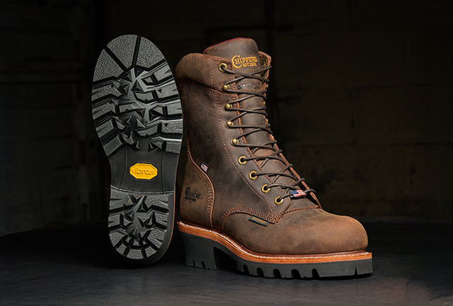 Super Logger 9" Waterproof Insulated Steel Toe in aged bark.