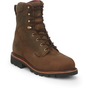 Super Dna 8" Waterproof Steel Toe Insulated in bay apache (brown).