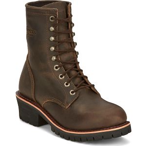 Classic 2.0 8" Logger in chocolate apache.