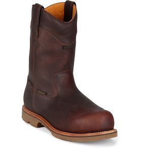 Serious Plus 10" Waterproof Nano Comp Toe Met Guard Puncture Resisting in briar oiled (brown)