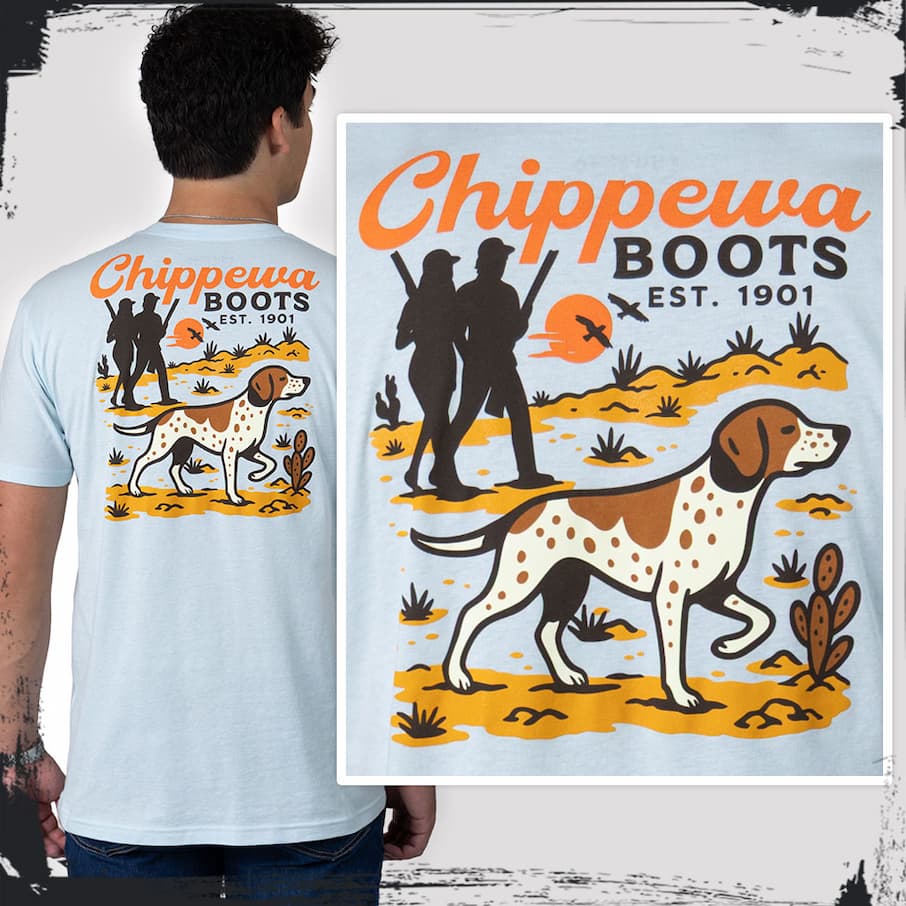 Chippewa Begal Men's Graphic Tee in blue