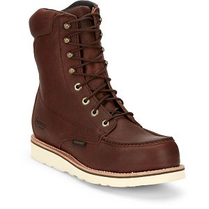 Edge Walker 8" Waterproof Nano Comp Toe Wedge in briar haystack (brown).