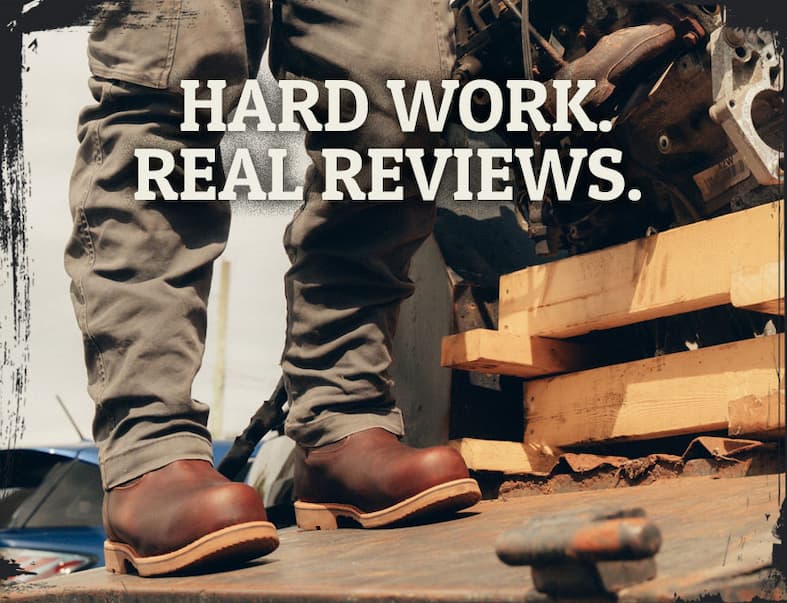  Hard work. Real reviews.