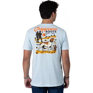 Chippewa Begal Men's Graphic Tee in blue.