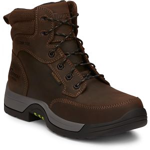 Fabricator 6" Waterproof Static Dissipative Comp Toe Hiker in ash brown.