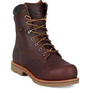 Serious Plus 8" Waterproof Comp Toe Met Guard Puncture Resisting boots in briar oiled (brown)
