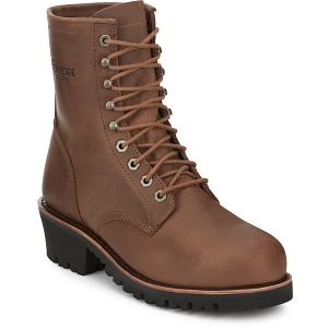 Classic 2.0 8" Bourbon Brown Steel Toe Logger Limited Edition in bourbon brown.