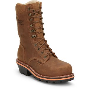 Thunderstruck 10" Waterproof Nano Comp Toe in blande (tan)