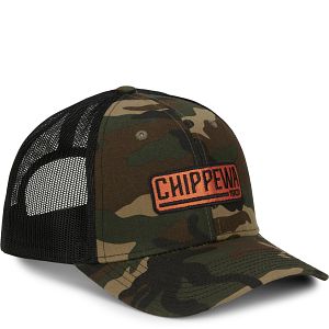 Chippewa Camo Trucker Cap in camo.