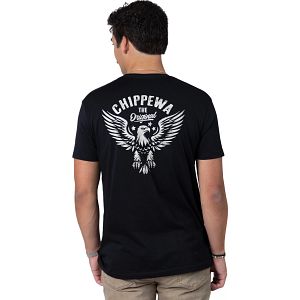 Chippewa Men's Graphic Tee in black.