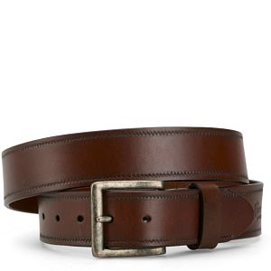 Bridgeton Men's Belt in  Chestnut (Brown).