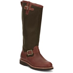 Descaro 17" Snake Boot in oro russet (brown)