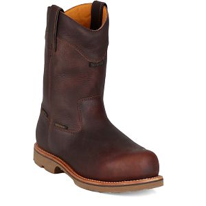 Serious Plus 10" Waterproof Nano Comp Toe Met Guard Puncture Resisting boots in  Briar Oiled (Brown).
