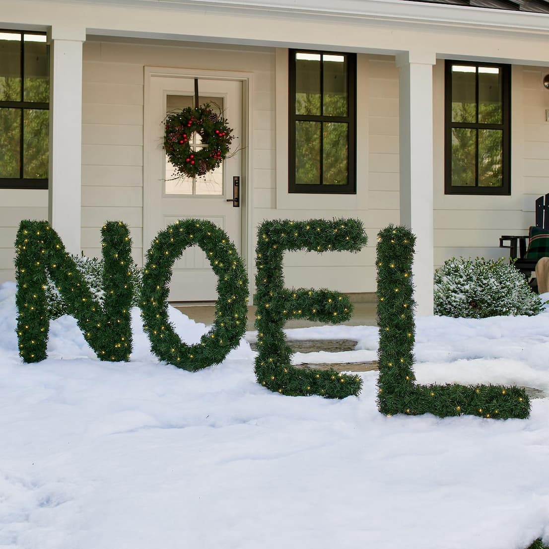5.5' Outdoor Pine NOEL