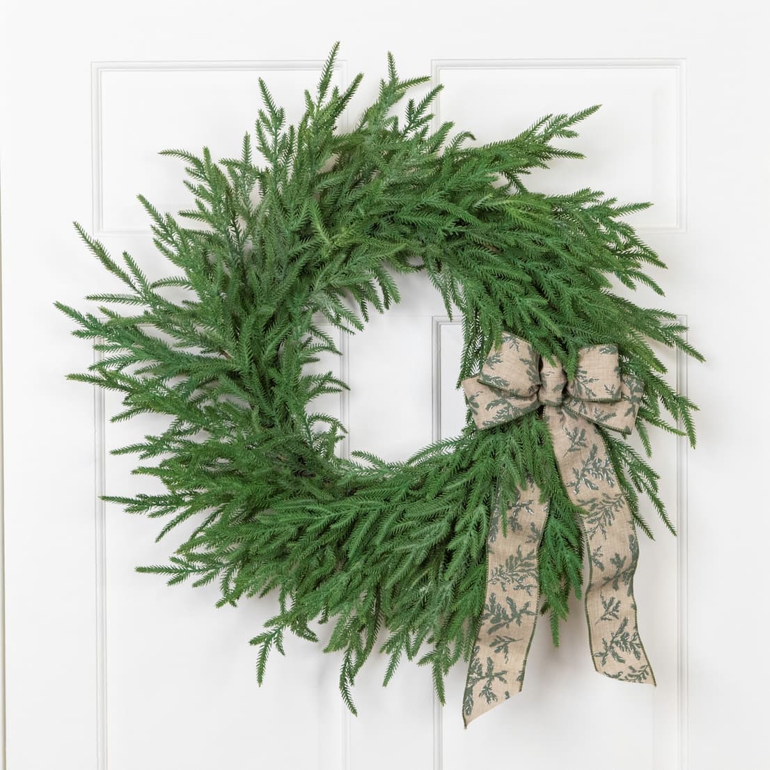 26" Norfolk Pine Christmas Wreath