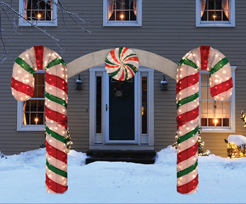 7' Candy Cane Archway