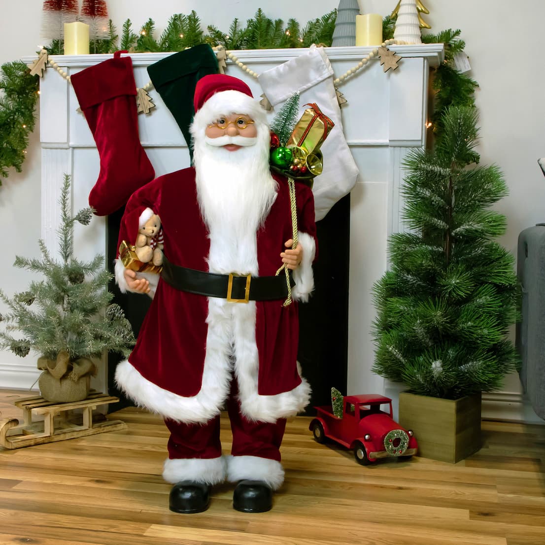 36" Standing Santa Figure