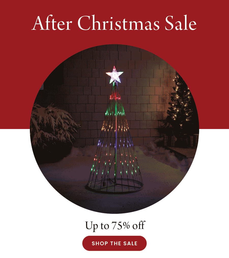 Up to 75% off - After Christmas Sale