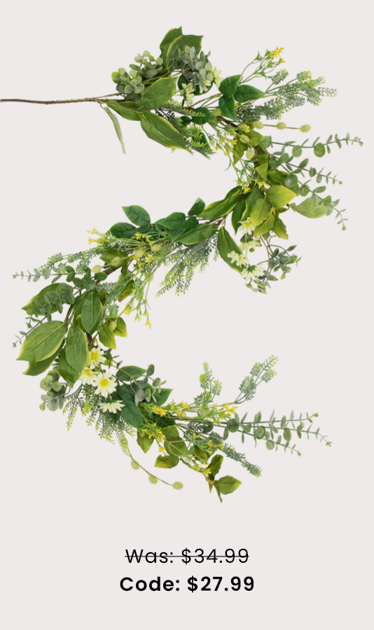 Mixed Spring Foliage Garland