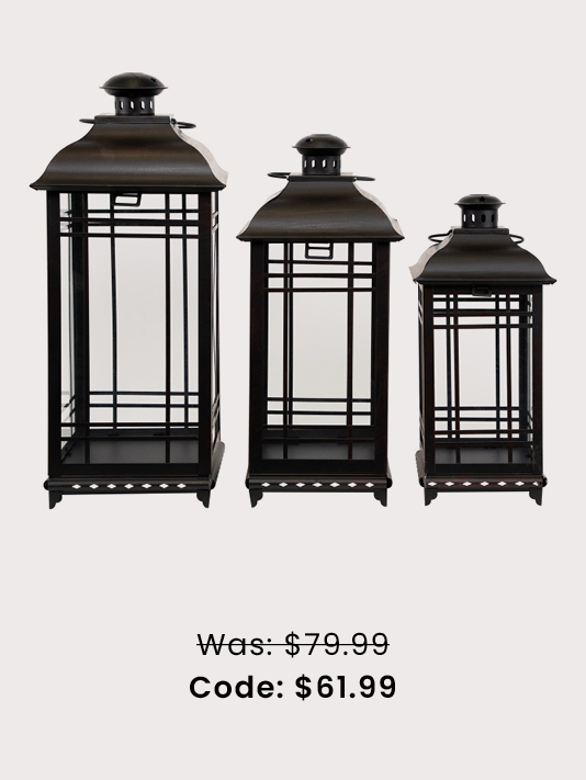 Set of 3 Lanterns