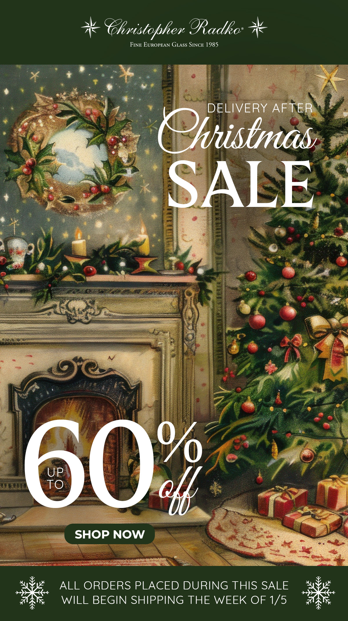  Delivery After Christmas Sale