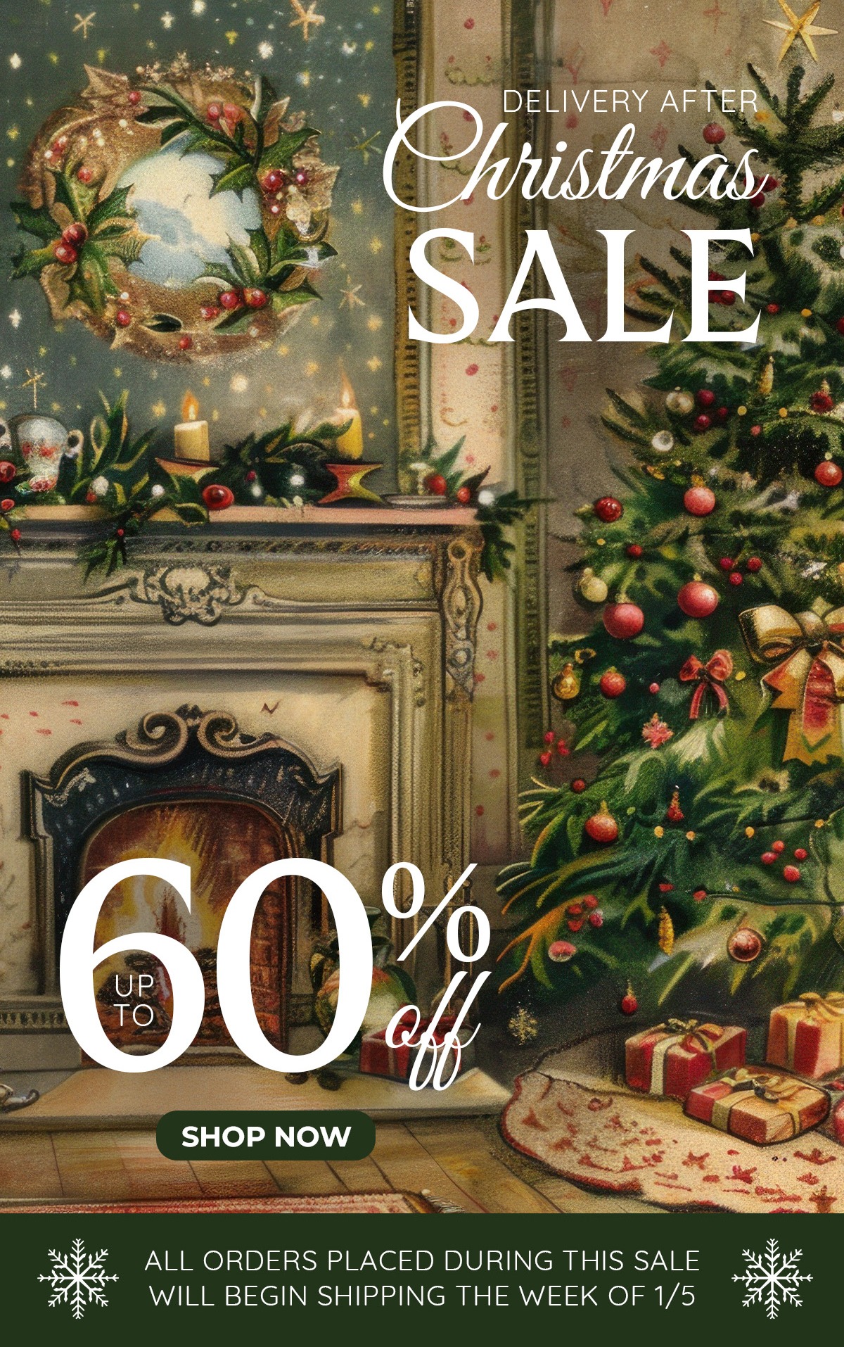  Delivery After Christmas Sale