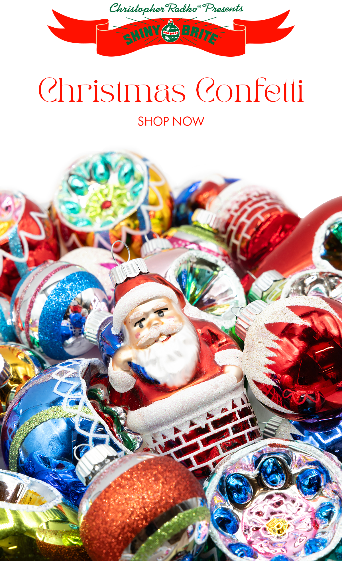Christmas Confetti Ornaments