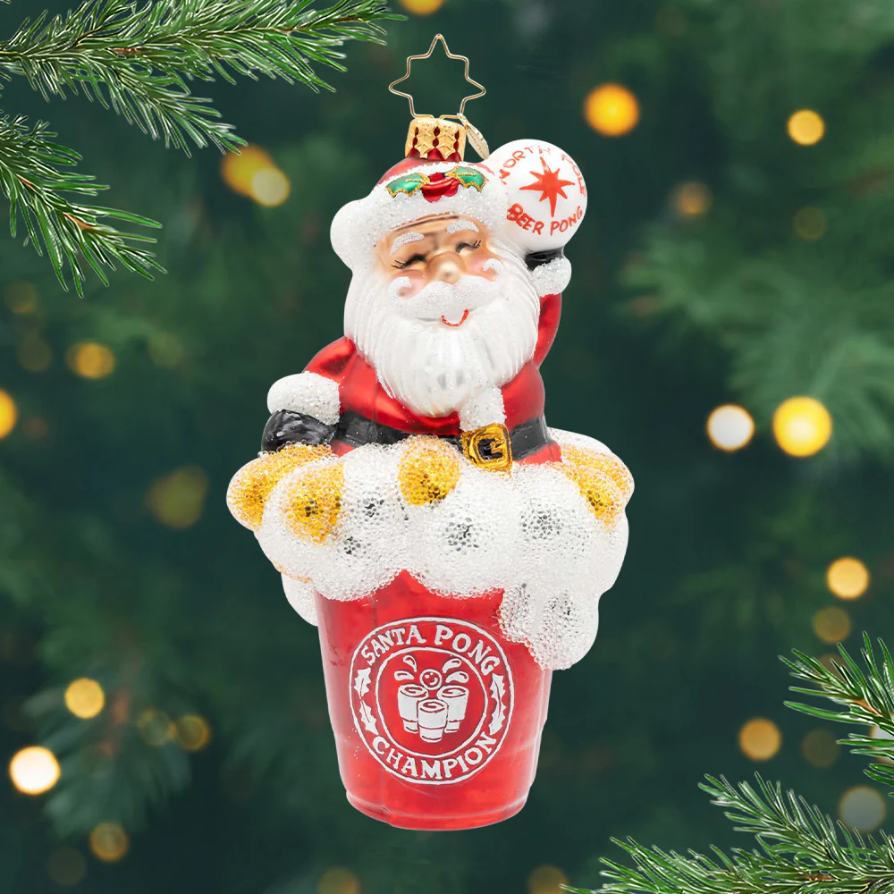 Image of Santa Pong Champion