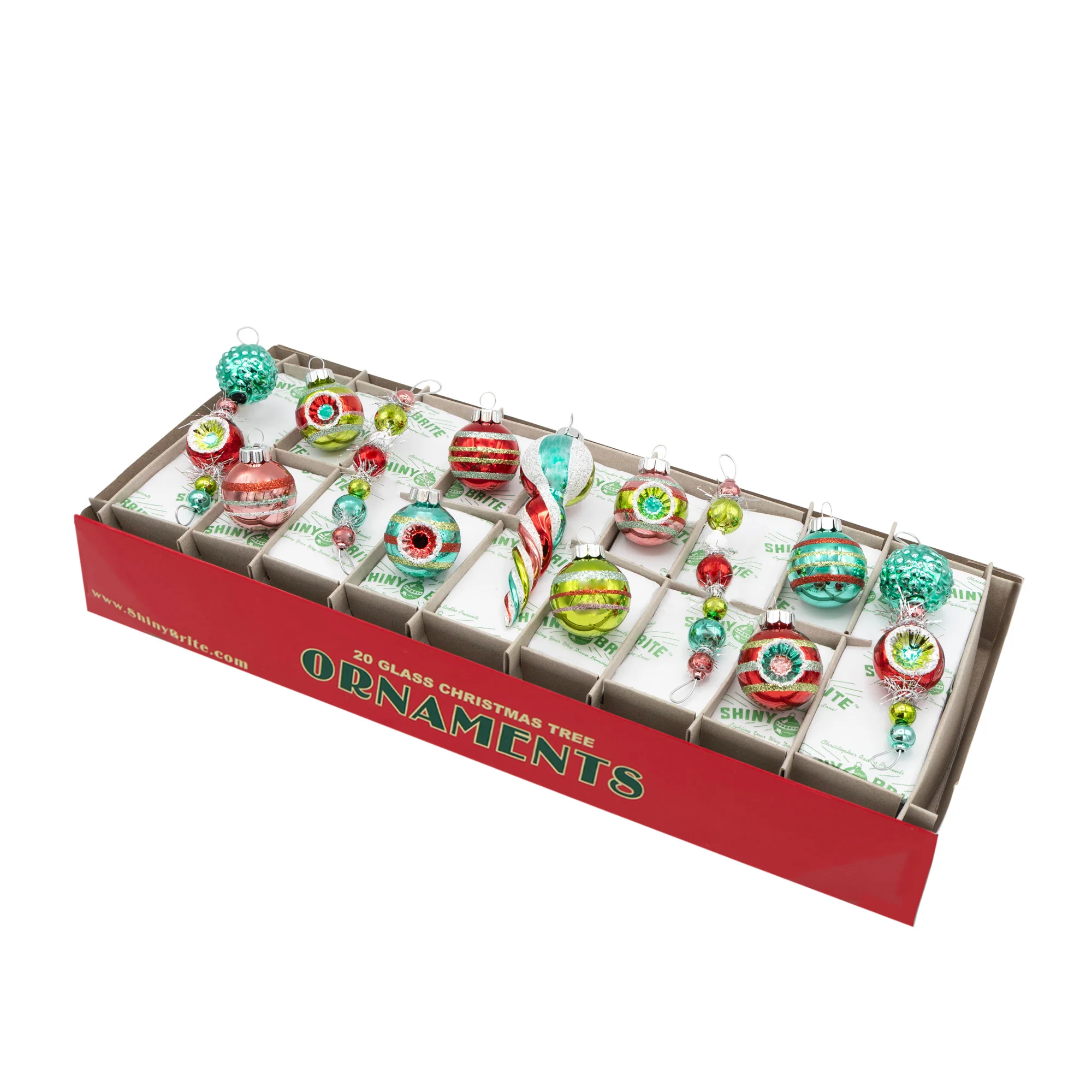 Image of FESTIVE FETE 13 COUNT 4” ICICLES & 1.25” ROUNDS
