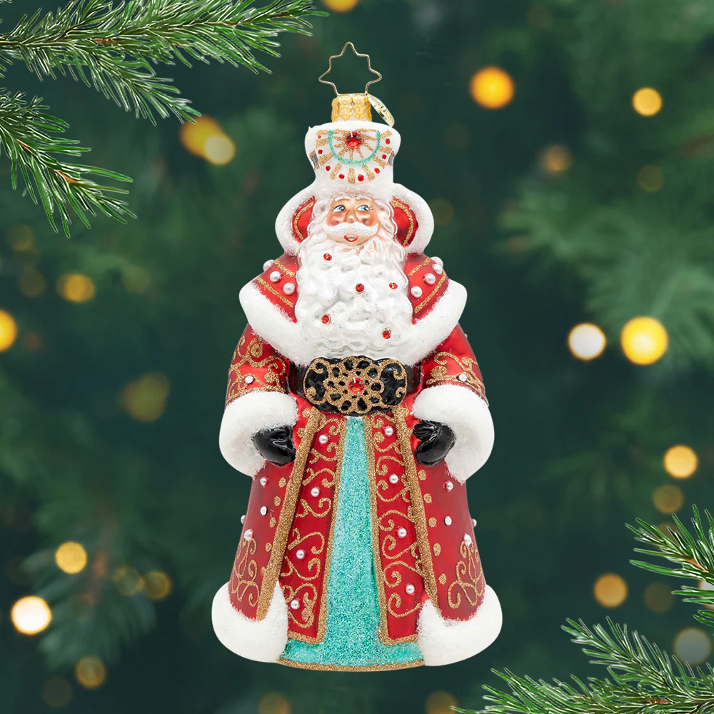 Image of Gilded Majesty Santa Signed