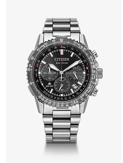 Promaster Navihawk Black Dial Stainless Steel Bracelet | CA4664-60E