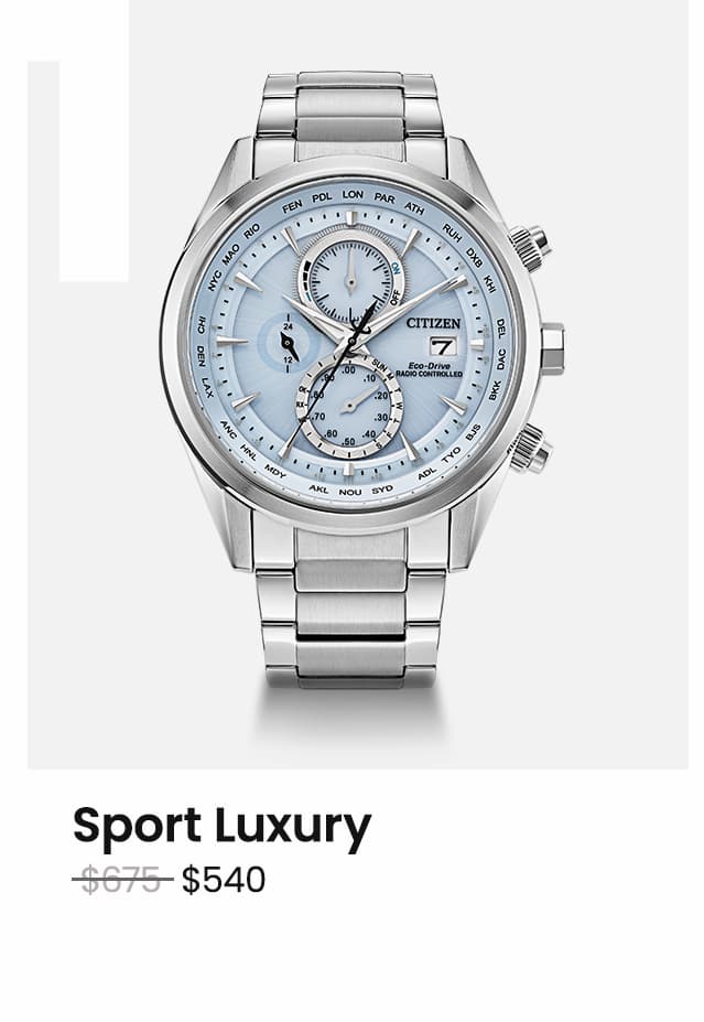 Sport Luxury WAS: $675 NOW: $540