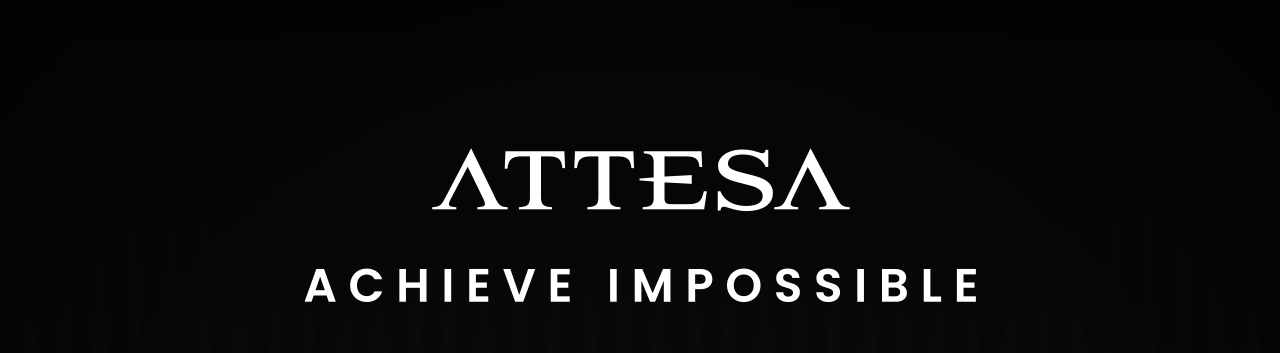 [ATTESA Achieve Impossible logo]