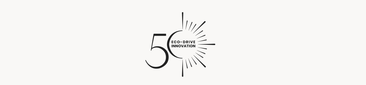 Eco Drive 50th Anniversary Logo