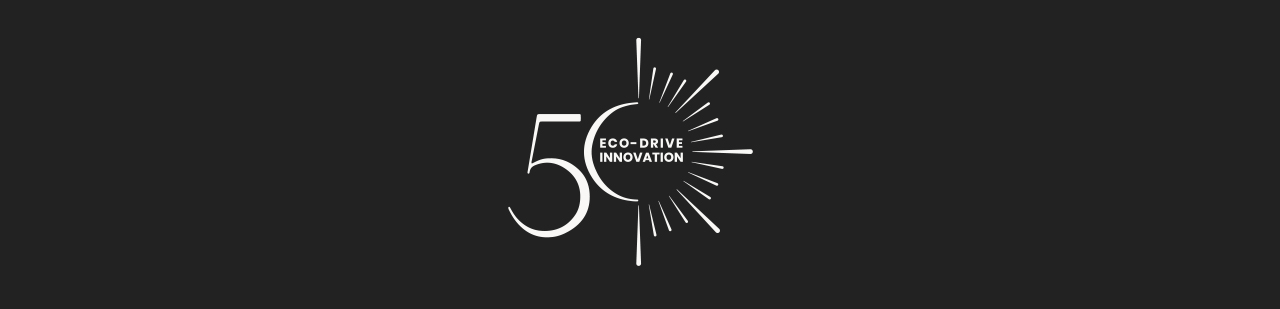 Eco-Drive 50th Anniversary Logo