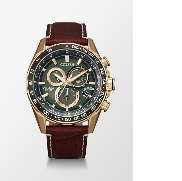 PCAT Green Dial Leather Strap CB5919-00X