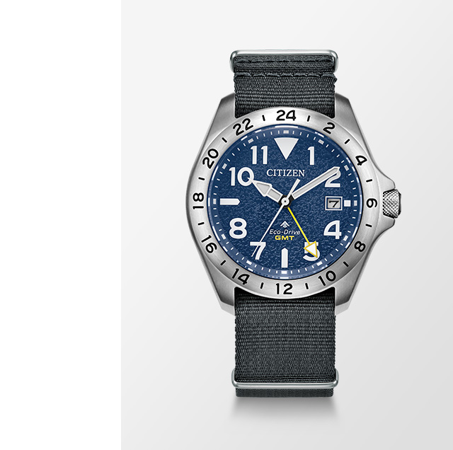 Promaster Land GMT Navy Dial Nylon Strap BJ7150-09L