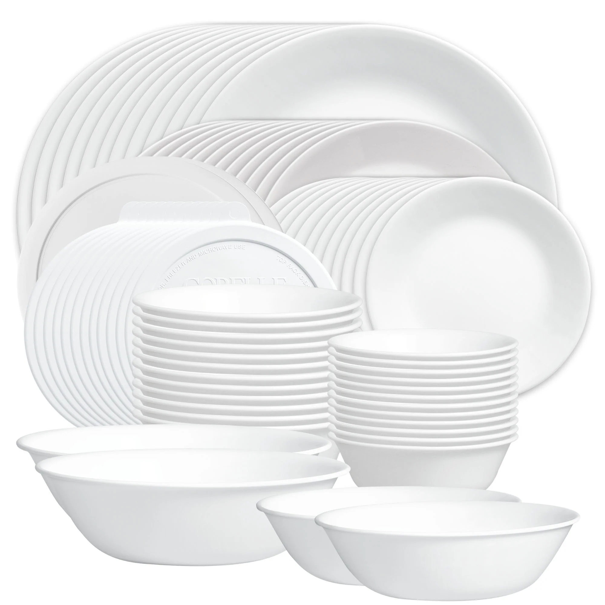 Image of Corelle® Winter Frost White 78-piece Dinnerware Set, Service for 12