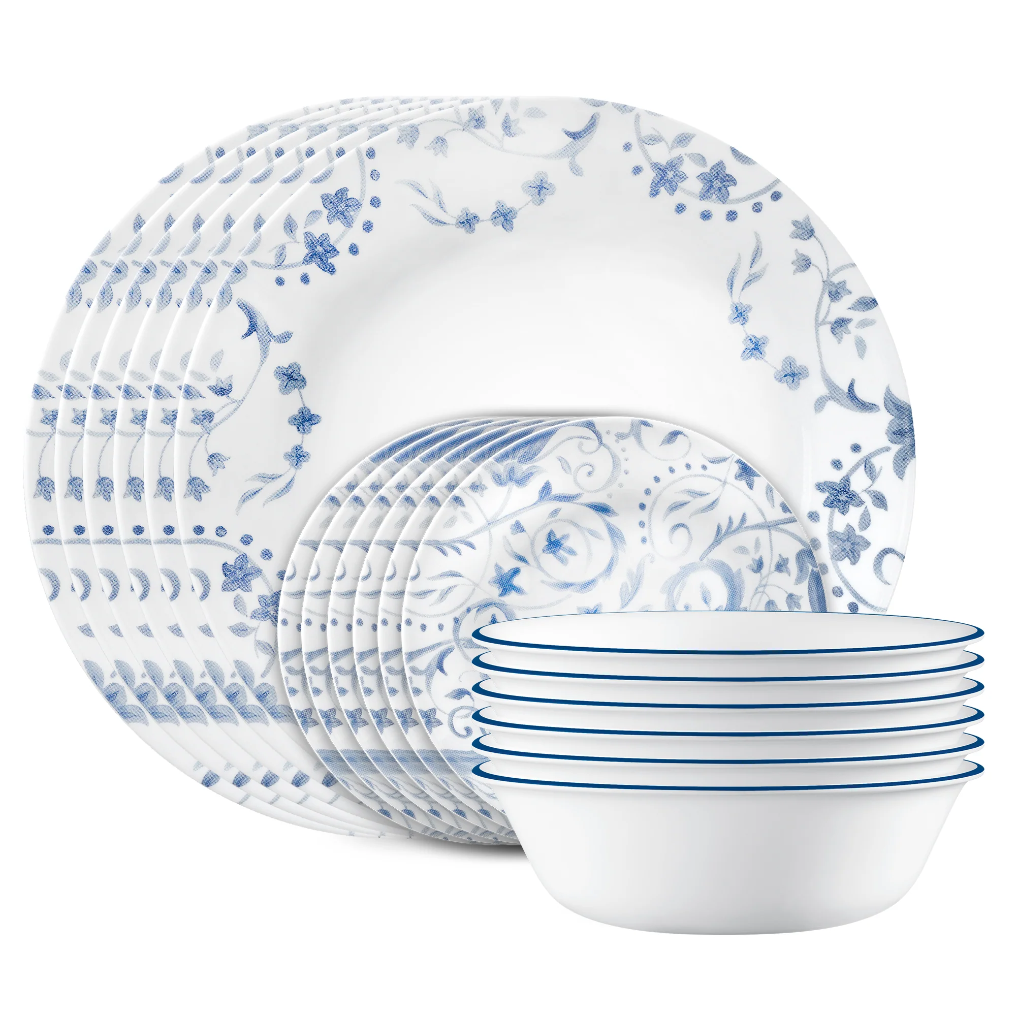 Image of Corelle® Darlington 18-piece Dinnerware Set, Service for 6