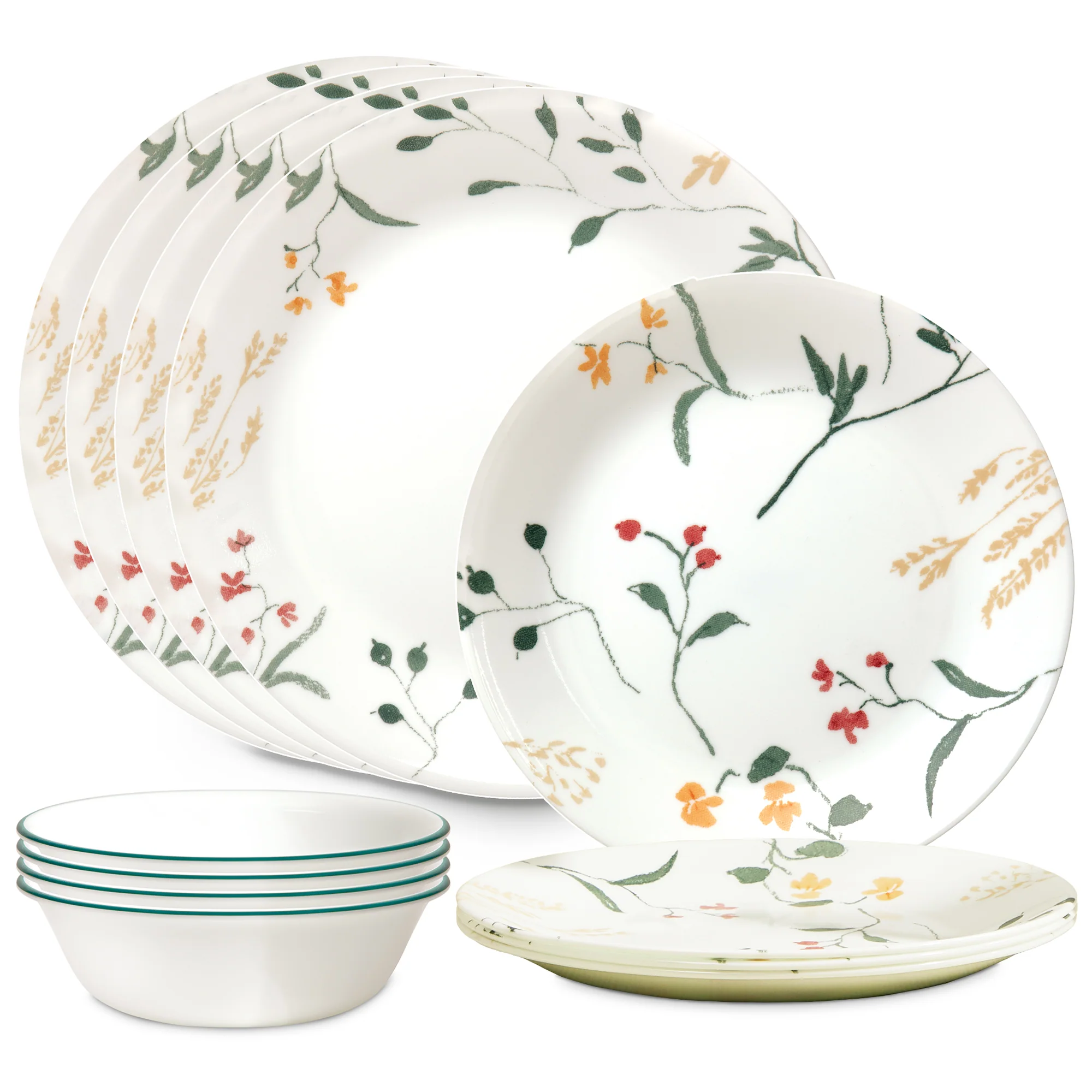 Image of Corelle® Wildflower Scatter 12-piece Dinnerware Set, Service for 4
