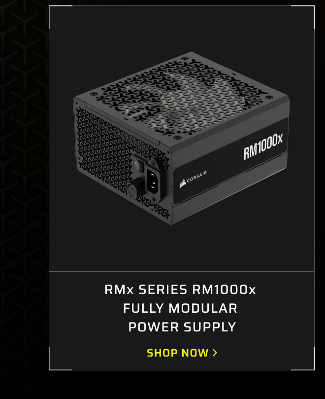 RMx Series RM1000x  Fully Modular  Power Supply