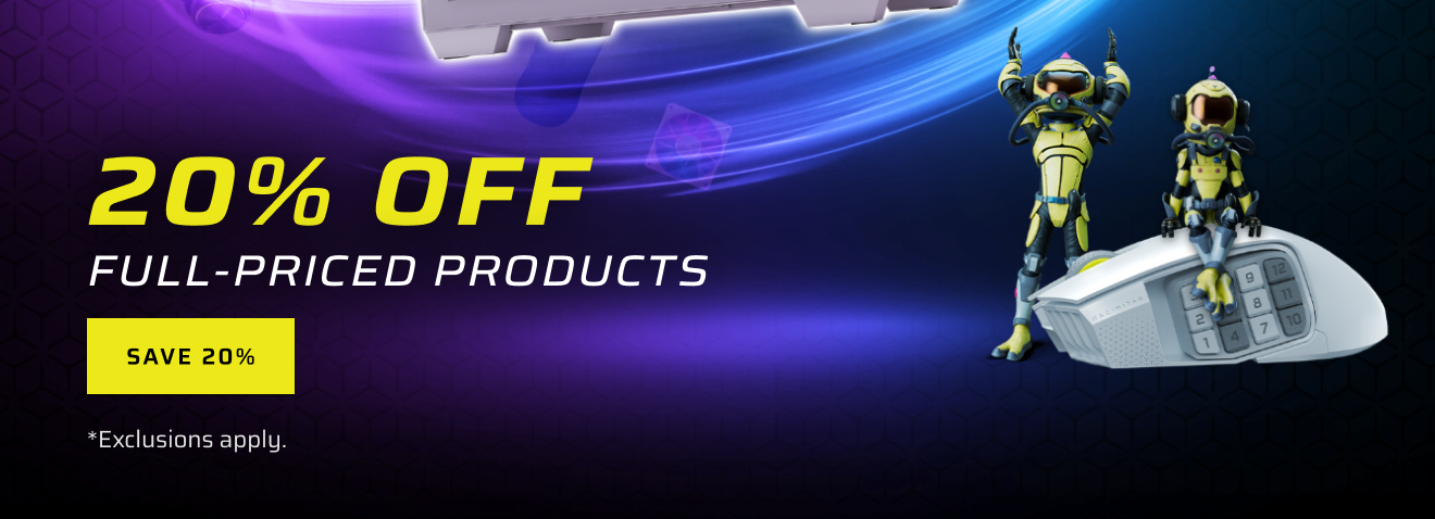 20% off full-priced products