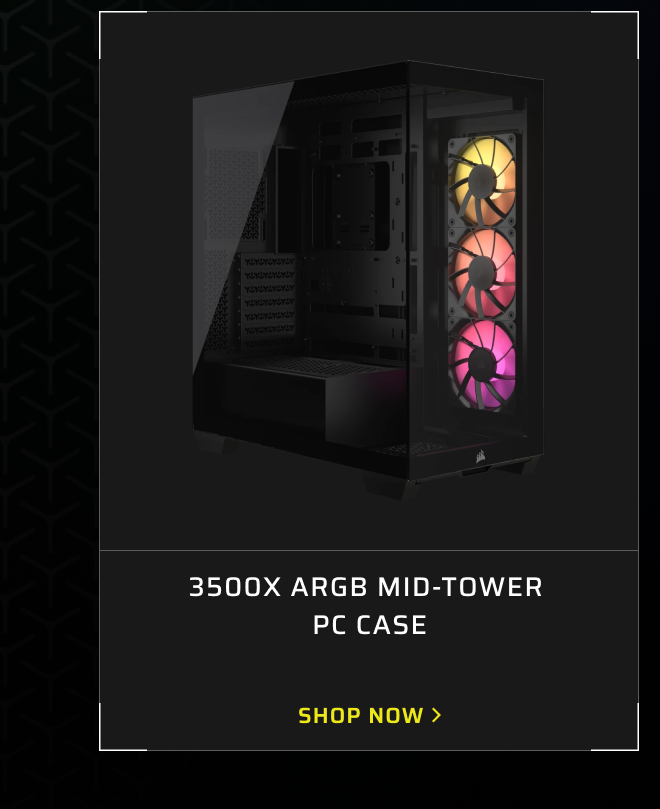 3500X ARGB Mid-Tower PC Case