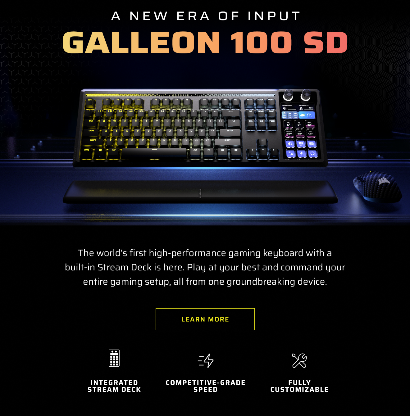 A NEW ERA OF INPUT- GALLEON 100 SD