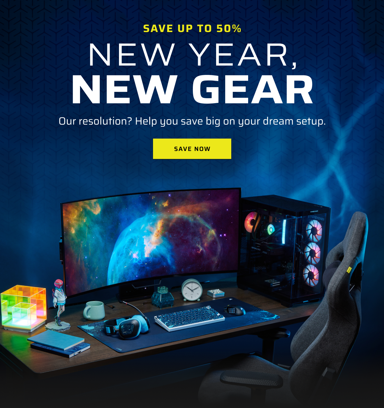 Save up to 50% New Year, New Gear