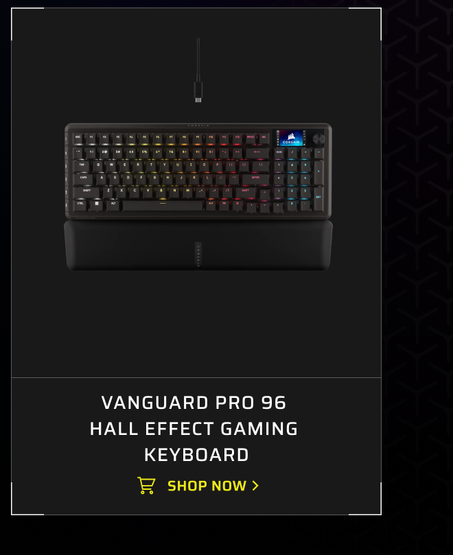 VANGUARD PRO 96 Hall Effect Gaming Keyboard