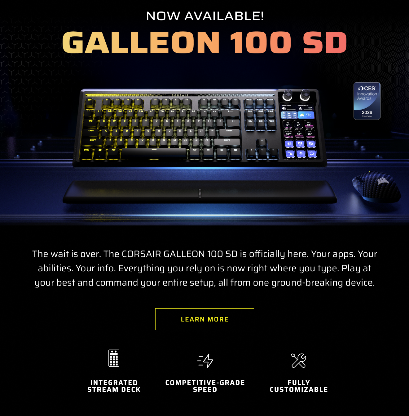 NOW AVAILABLE! - GALLEON 100 SD