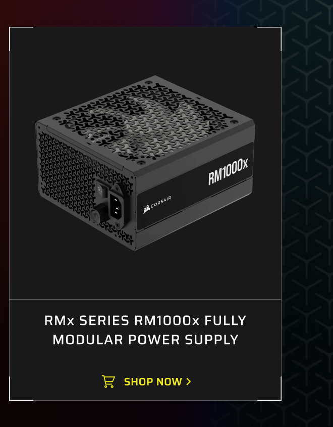 RMx Series RM1000x Fully Modular Power Supply